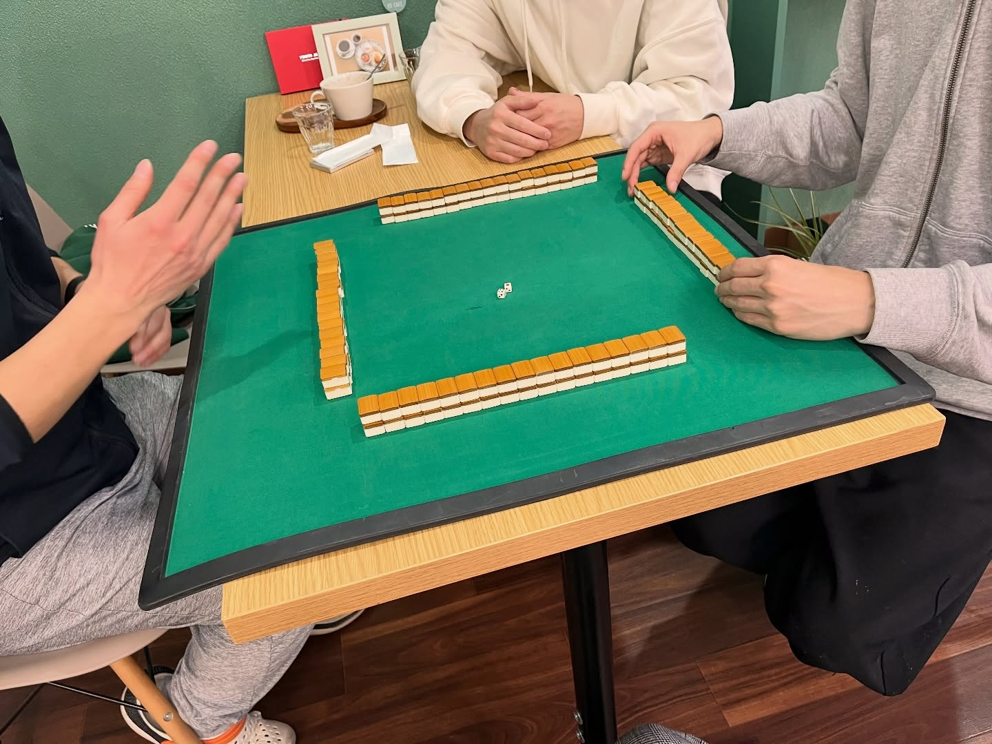 【昨日はボードゲームが盛り上がりました🀄️】