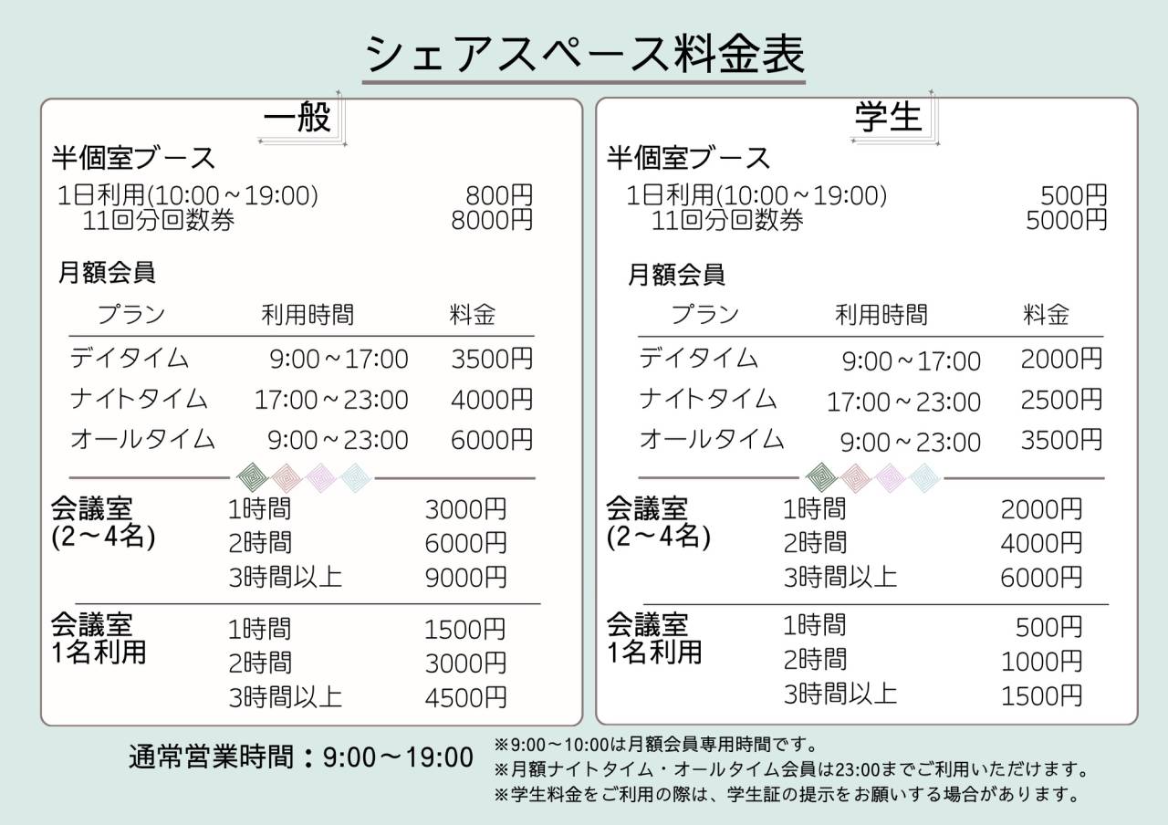 【1人でも、みんなでも、周りが気にならない会議室】